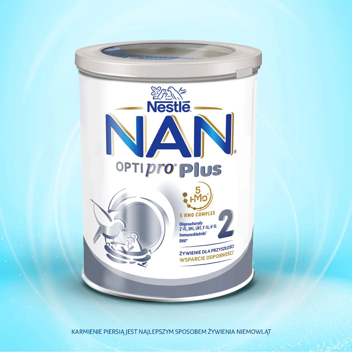 Nestle NAN Optipro Plus 2 HM-O 800 g, mleko modyfikowane powyżej 6 miesiąca