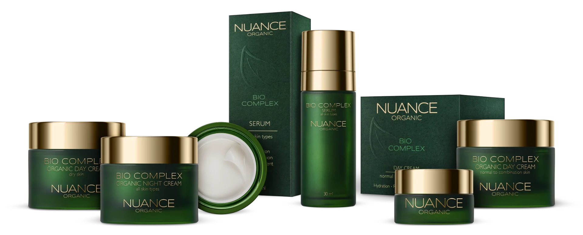 Nuance Organic Bio Complex, krem na noc do wszystkich rodzajów skóry, 50 ml 