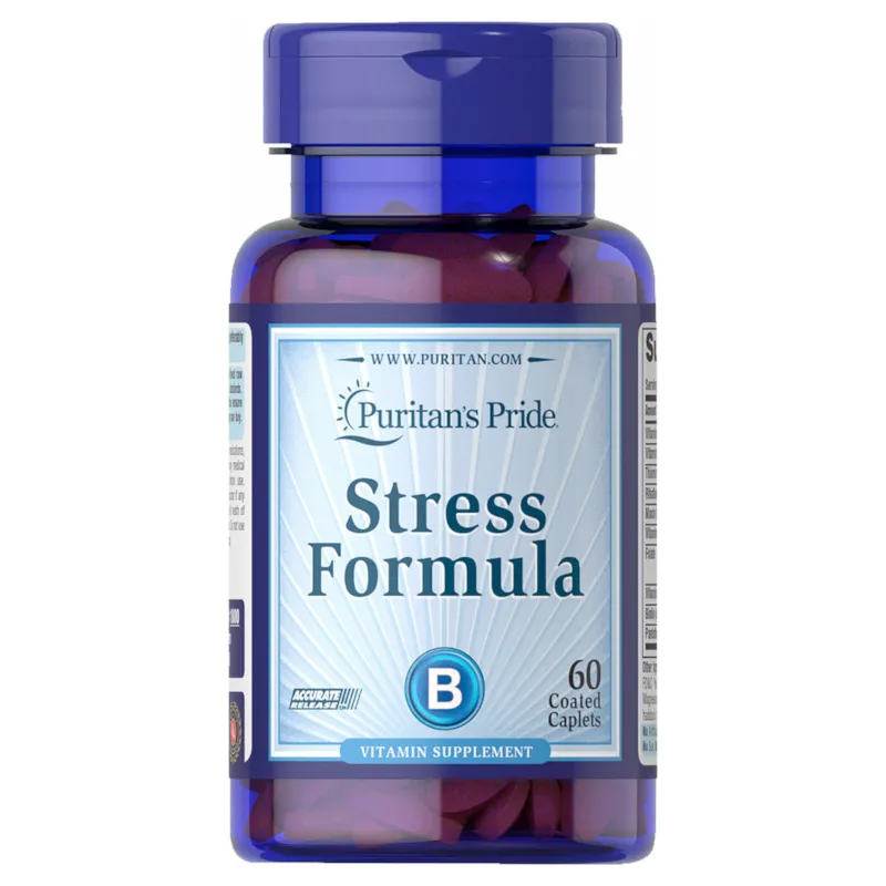 Stress Formuła B-Complex plus Wit. C i E, suplement diety, 60 tabletek