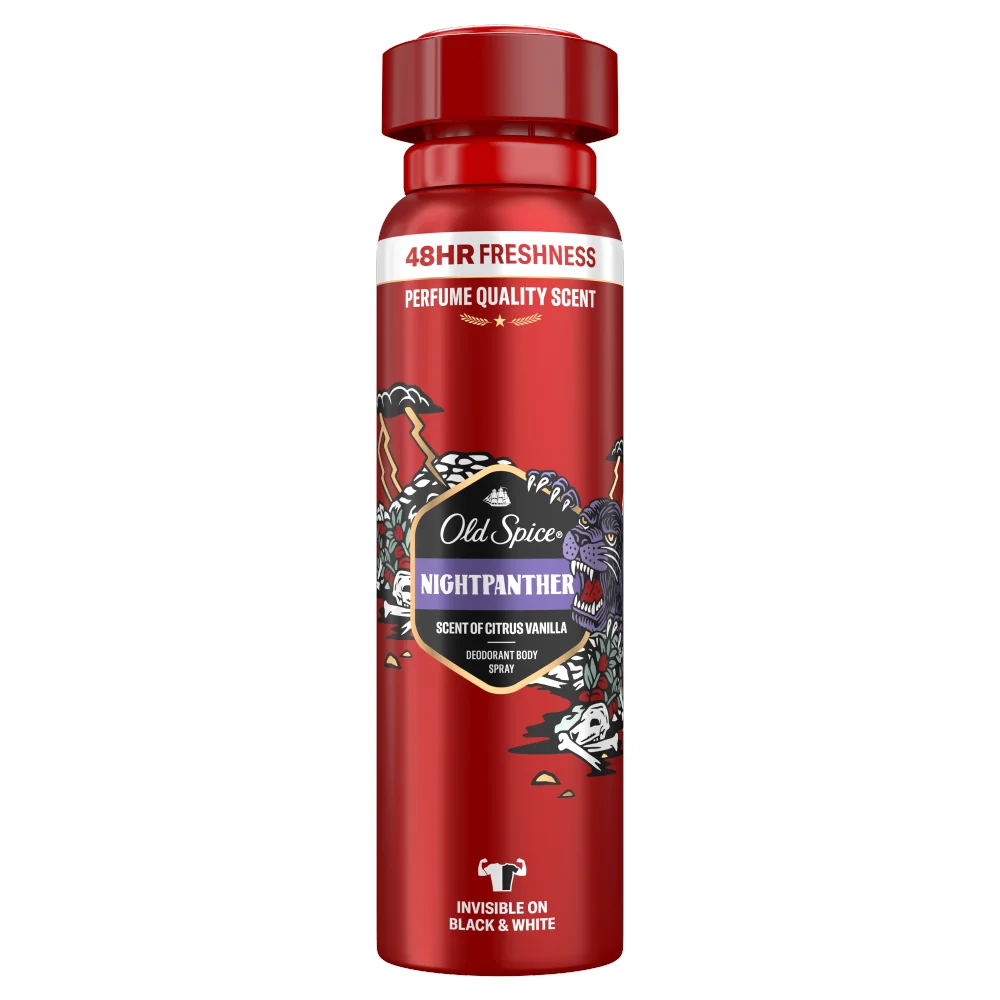 Old Spice Night Panther, Dezodorant w sprayu dla mężczyzn, 150 ml