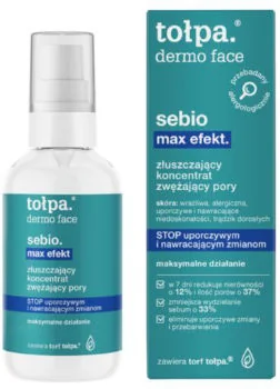 Tołpa Dermo Face Sebio Max Efekt złuszczający koncentrat zwężający pory Tołpa Dermo Face Sebio Max Efekt złuszczający koncentrat zwężający pory