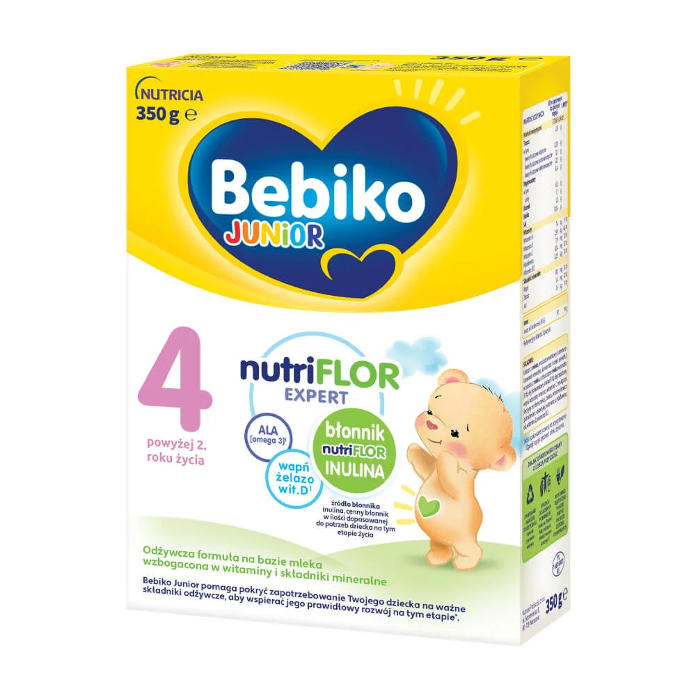 Bebiko Junior 4 mleko modyfikowane dla dzieci powyżej 2. roku życia, 350 g
