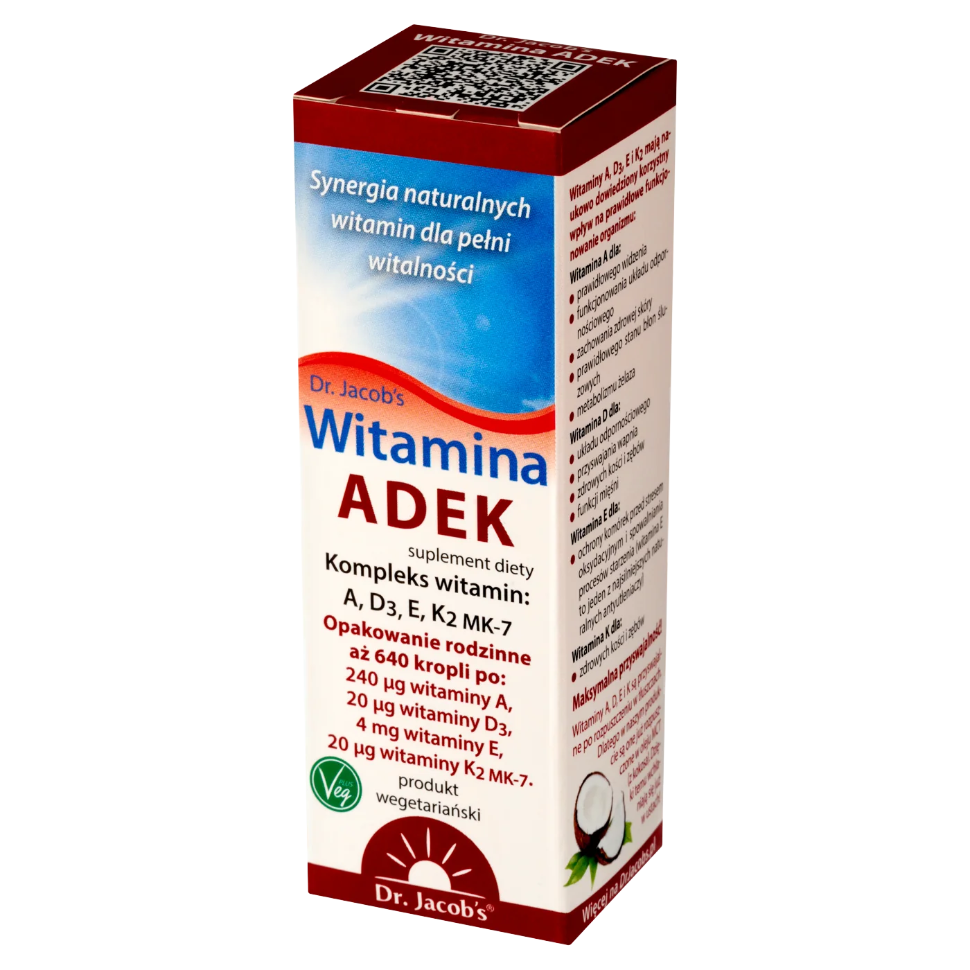 Dr. Jacob's Witamina ADEK krople, 20 ml
