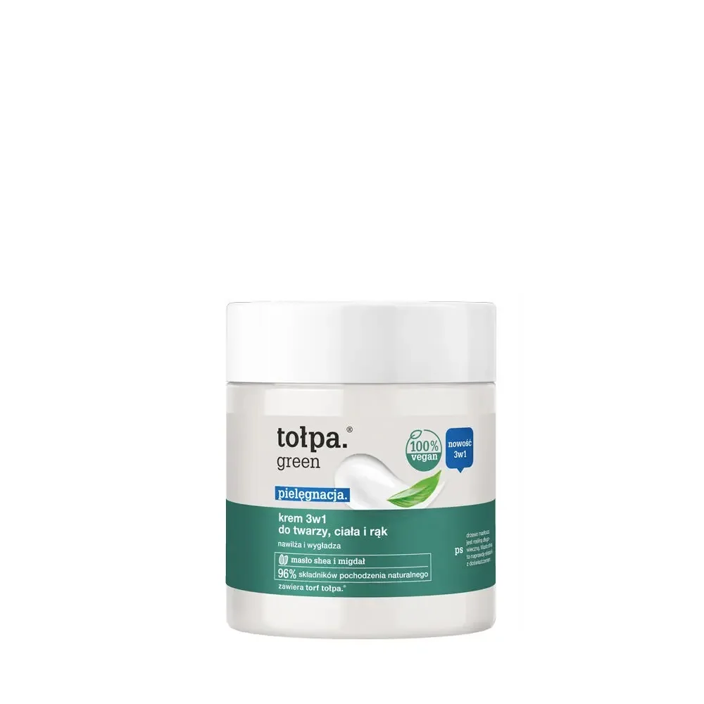 Tołpa Green nawilżający krem do twarzy, ciała i rąk, 250 ml