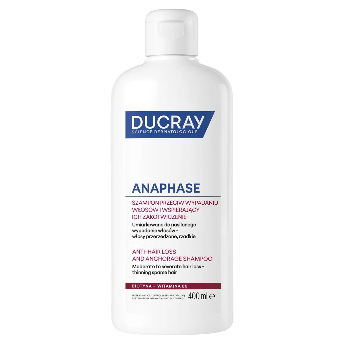 Ducray Anaphase szampon przeciw wypadaniu i przerzedzaniu się włosów, 400 ml