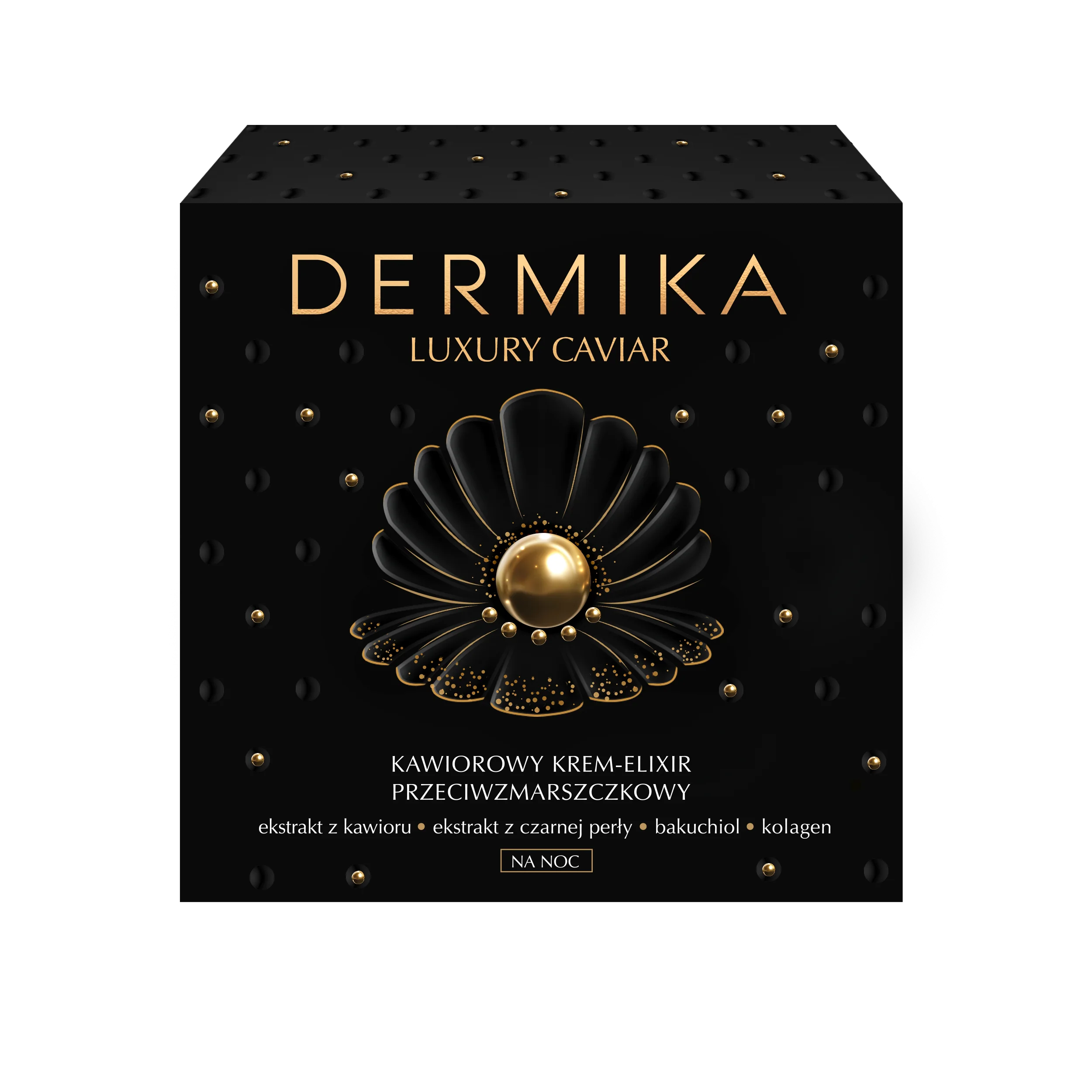 Dermika Luxury Caviar kawiorowy krem-eliksir przeciwzmarszczkowy na noc, 50 ml