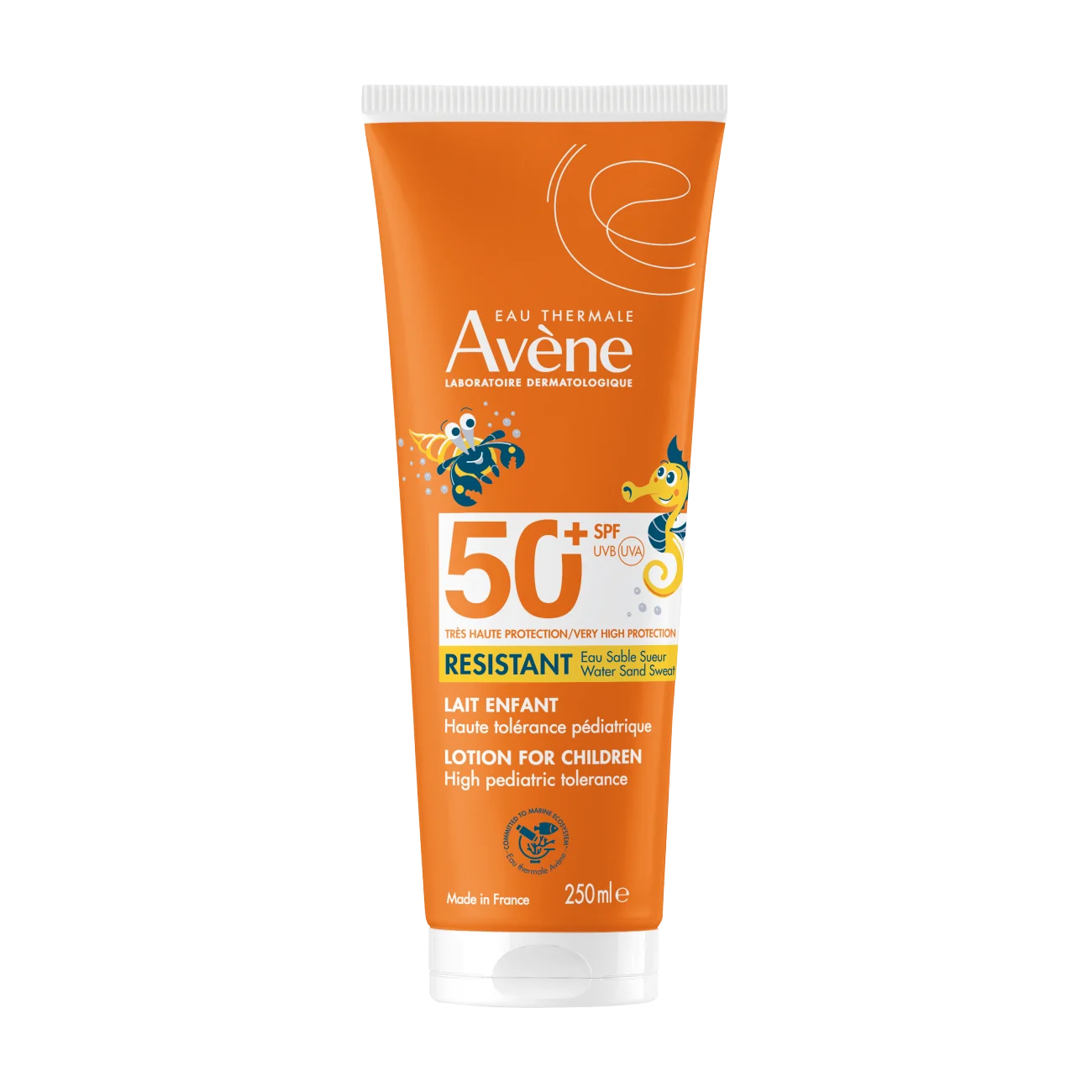 Avène Bardzo wysoka ochrona przeciwsłoneczna mleczko dla dzieci SPF 50+, 250 ml