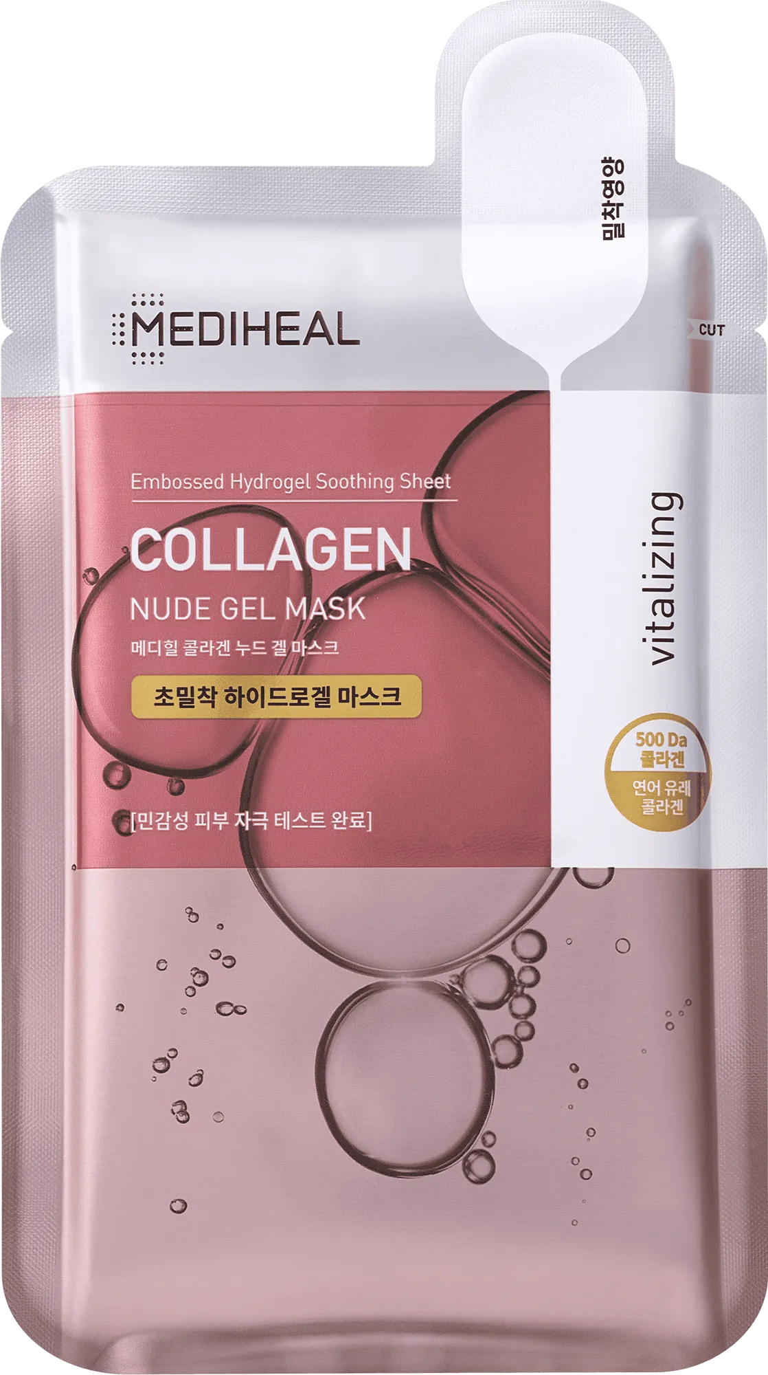 Mediheal Collagen Nude Gel Mask rewitalizująca hydrożelowa maska w płachcie, 30 g