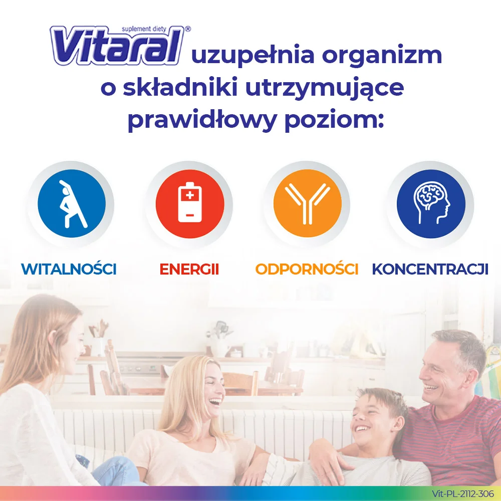 Vitaral, suplement diety, 60 tabletek 