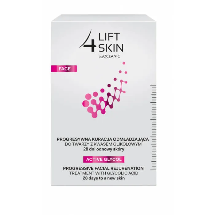 Lift 4 Skin Active Glycol, progresywna kuracja odmładzająca, 2 x 15 ml. Data ważności 2022-05-31