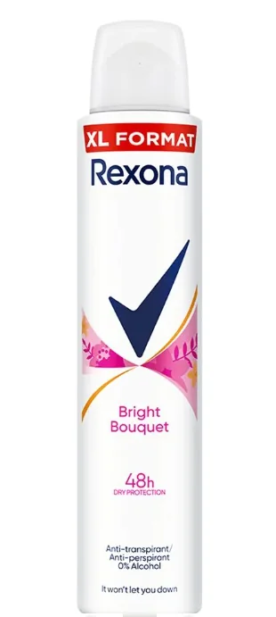 Rexona Women Essential Care Bright Bouquet antyperspirant w sprayu, 200 ml