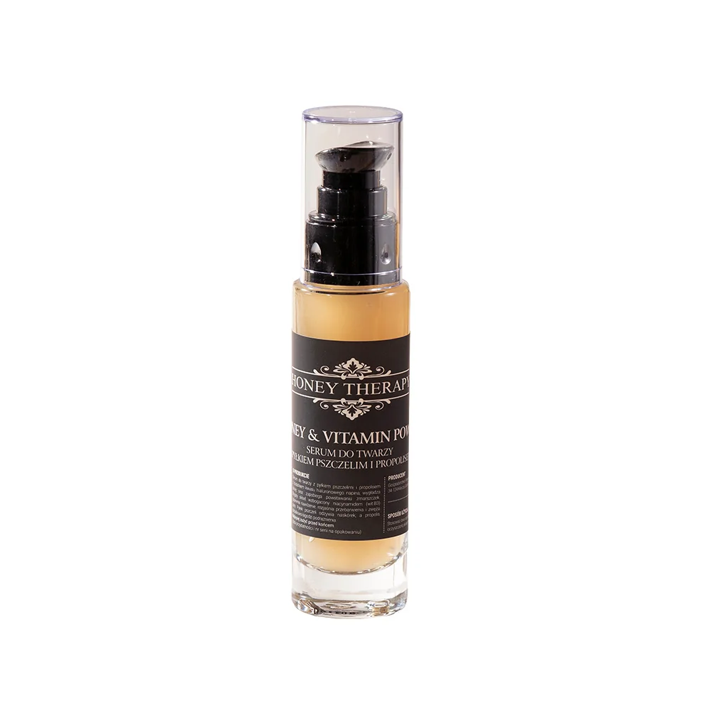 Honey Therapy Honey & Vitamin Power serum do twarzy z pyłkiem pszczelim i propolisem, 50 ml