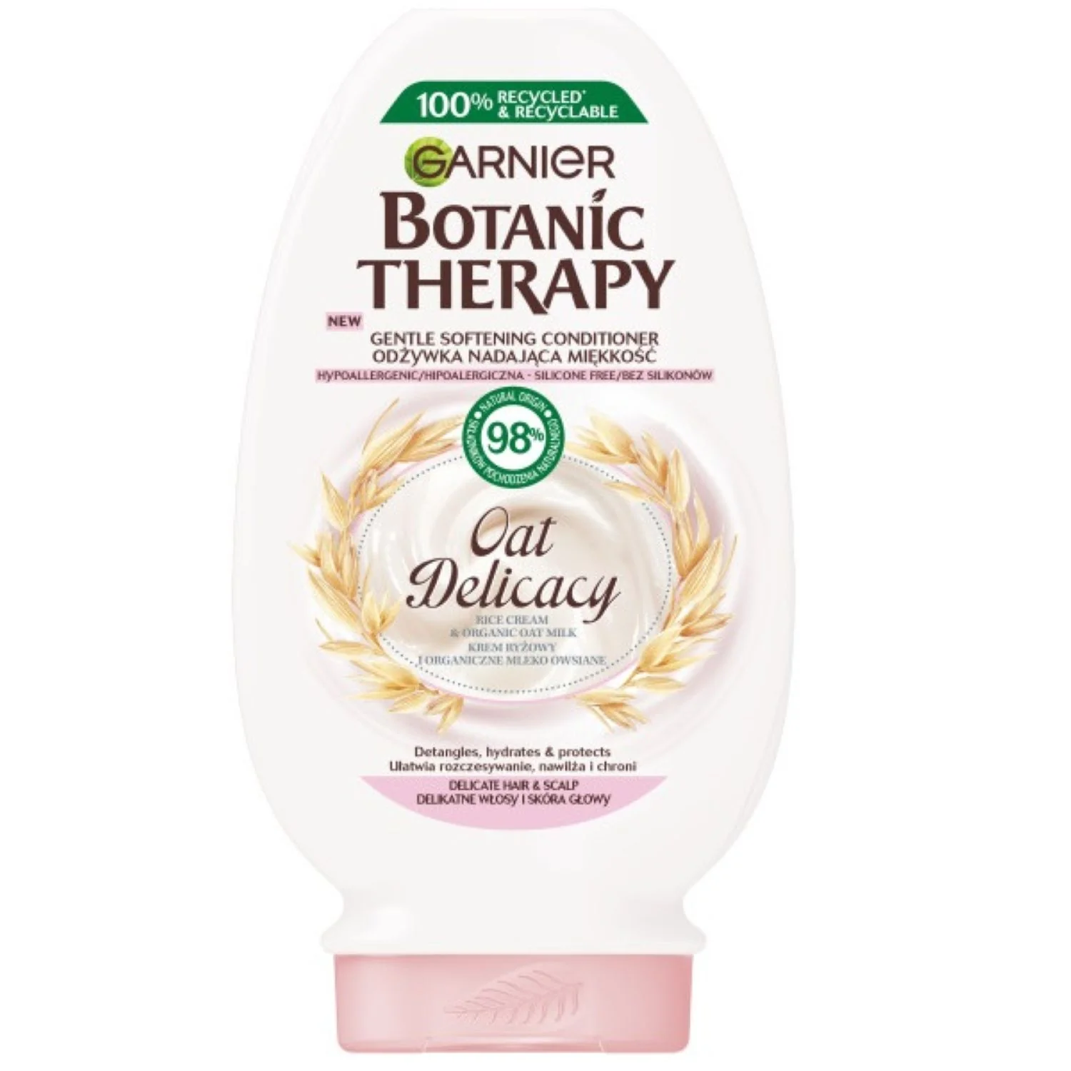 Garnier Botanic Therapy Oat Delicacy odżywka nadająca miękkość do delikatnych włosów i skóry głowy, 200 ml