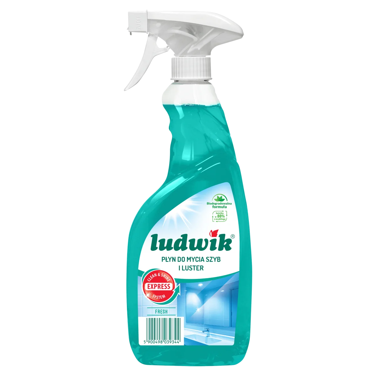 Ludwik Fresh płyn do mycia szyb i luster, 600 ml