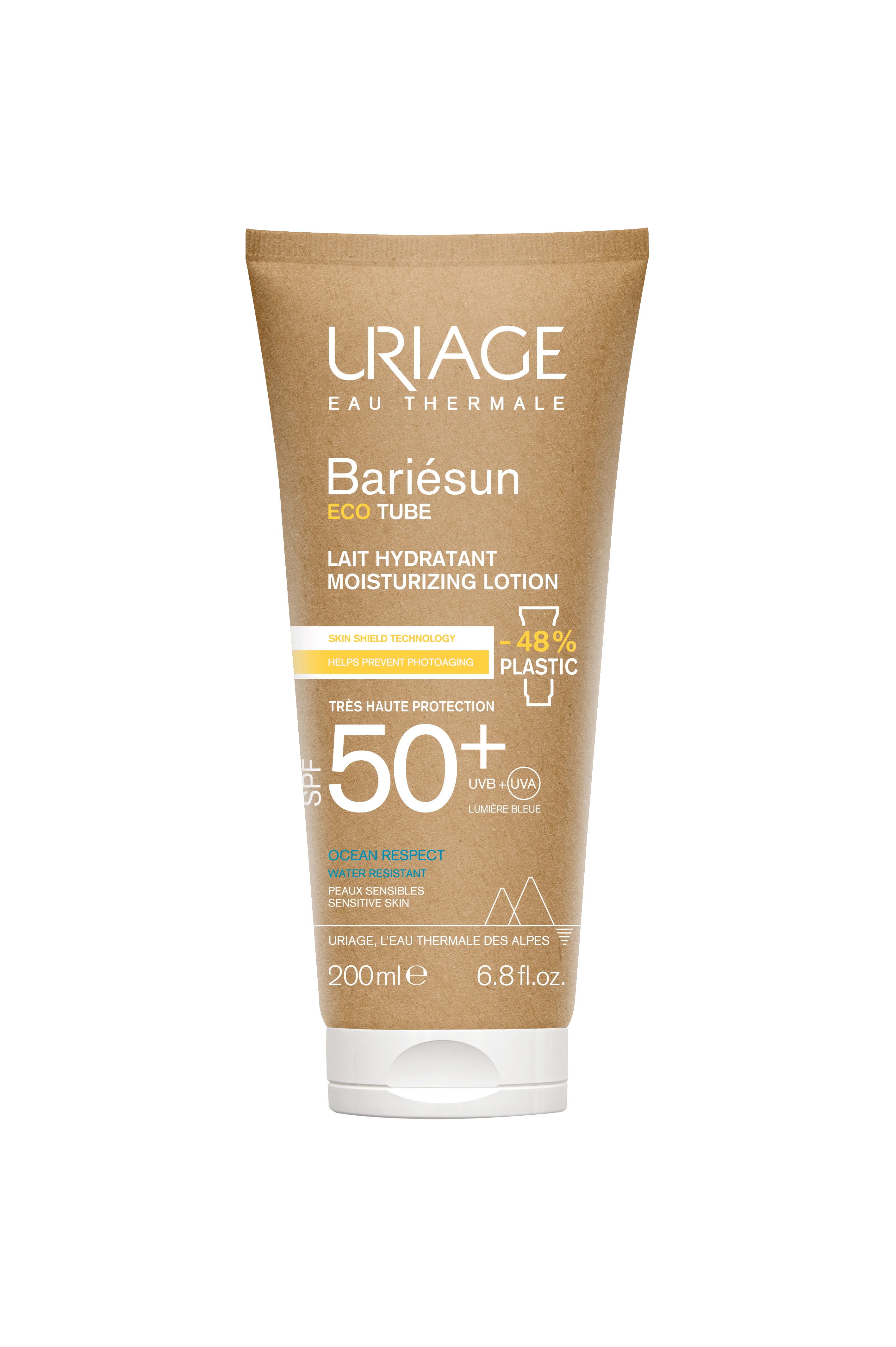 Uriage Bariésun nawilżający balsam do twarzy i ciała SPF50+, 200 ml