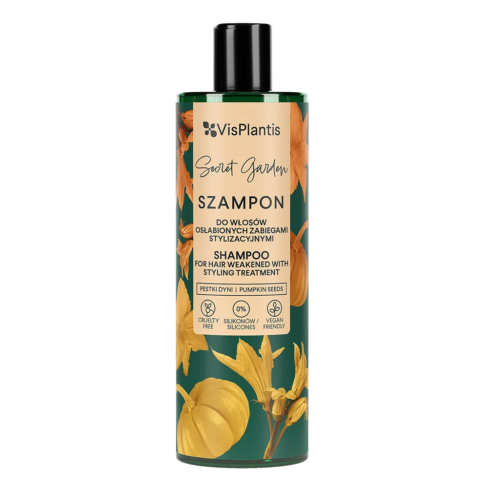 Vis Plantis Herbal Vital Care szampon do włosów osłabionych zabiegami stylizacyjnymi, 400 ml