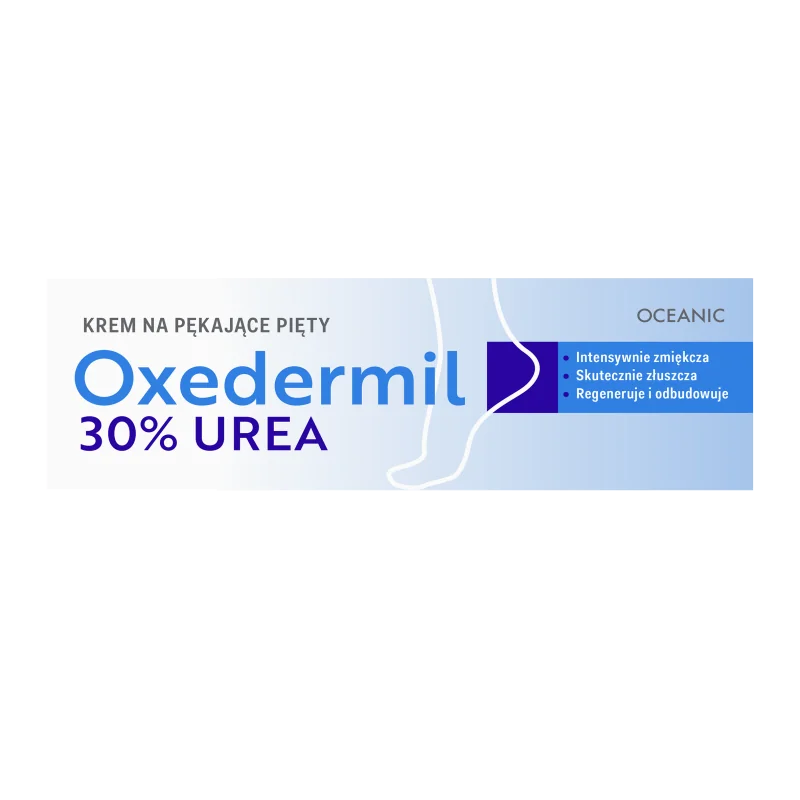 Oxedermil krem na pękające pięty, mocznik 30%, 50 ml