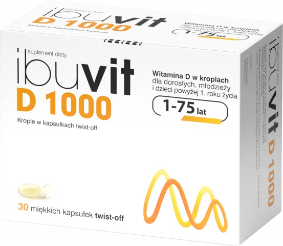 Ibuvit D 1000, 30 kapsułek twist-off