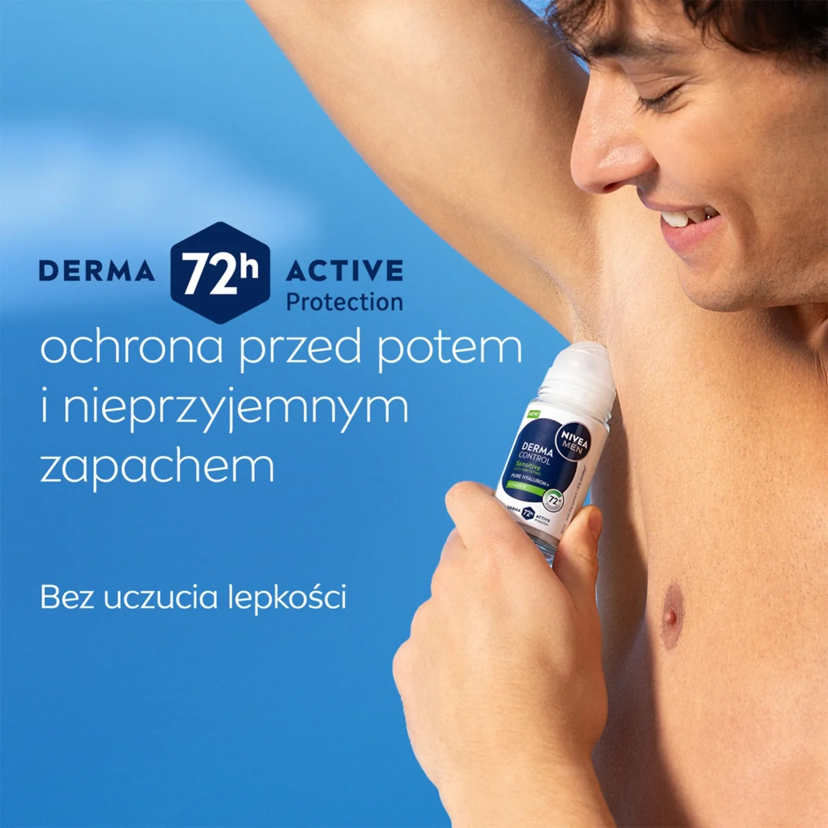 Nivea Men Derma Control Sensitive antyperspirant roll-on, 50 ml