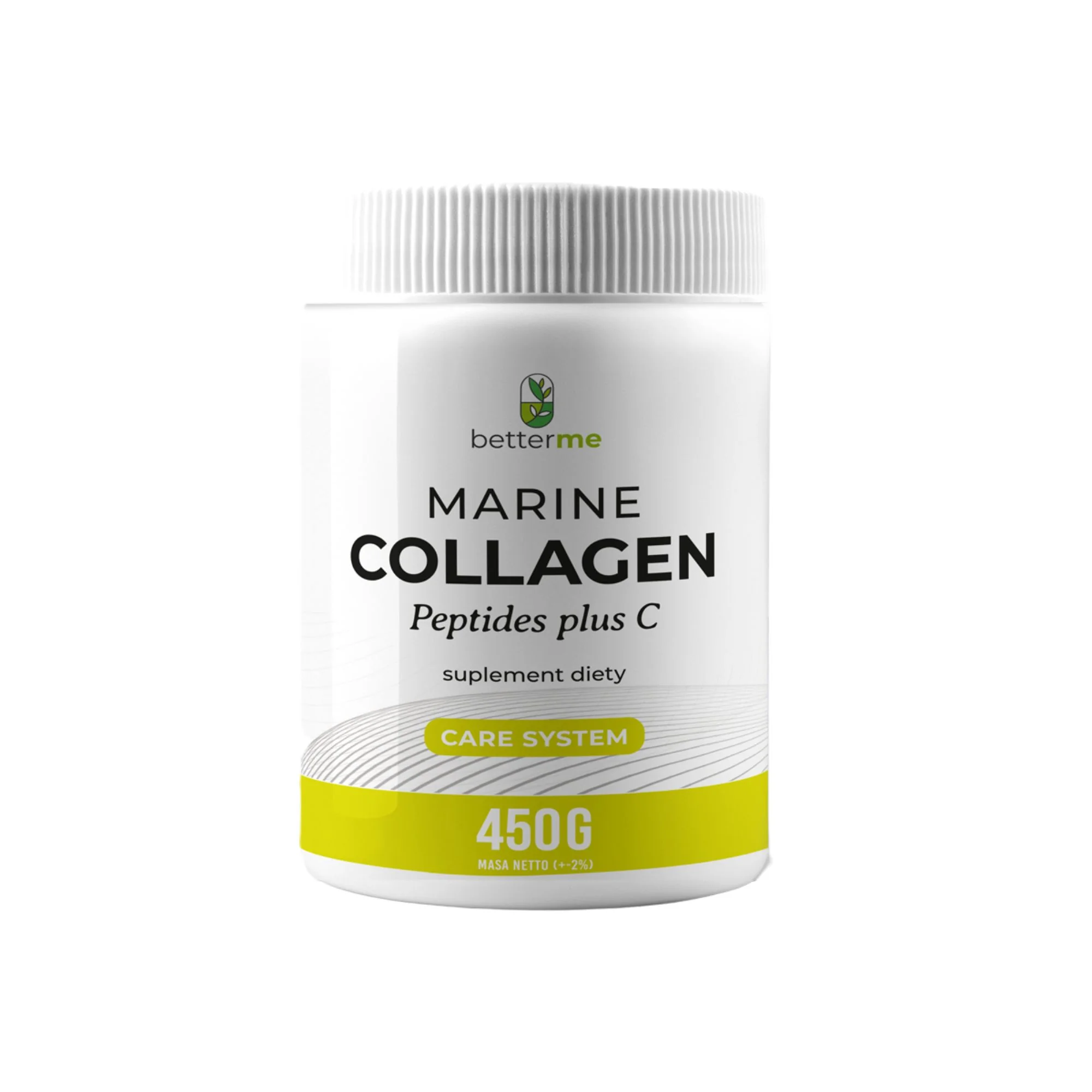 BetterMe Marine Collagen Peptides Plus C proszek, 450 g