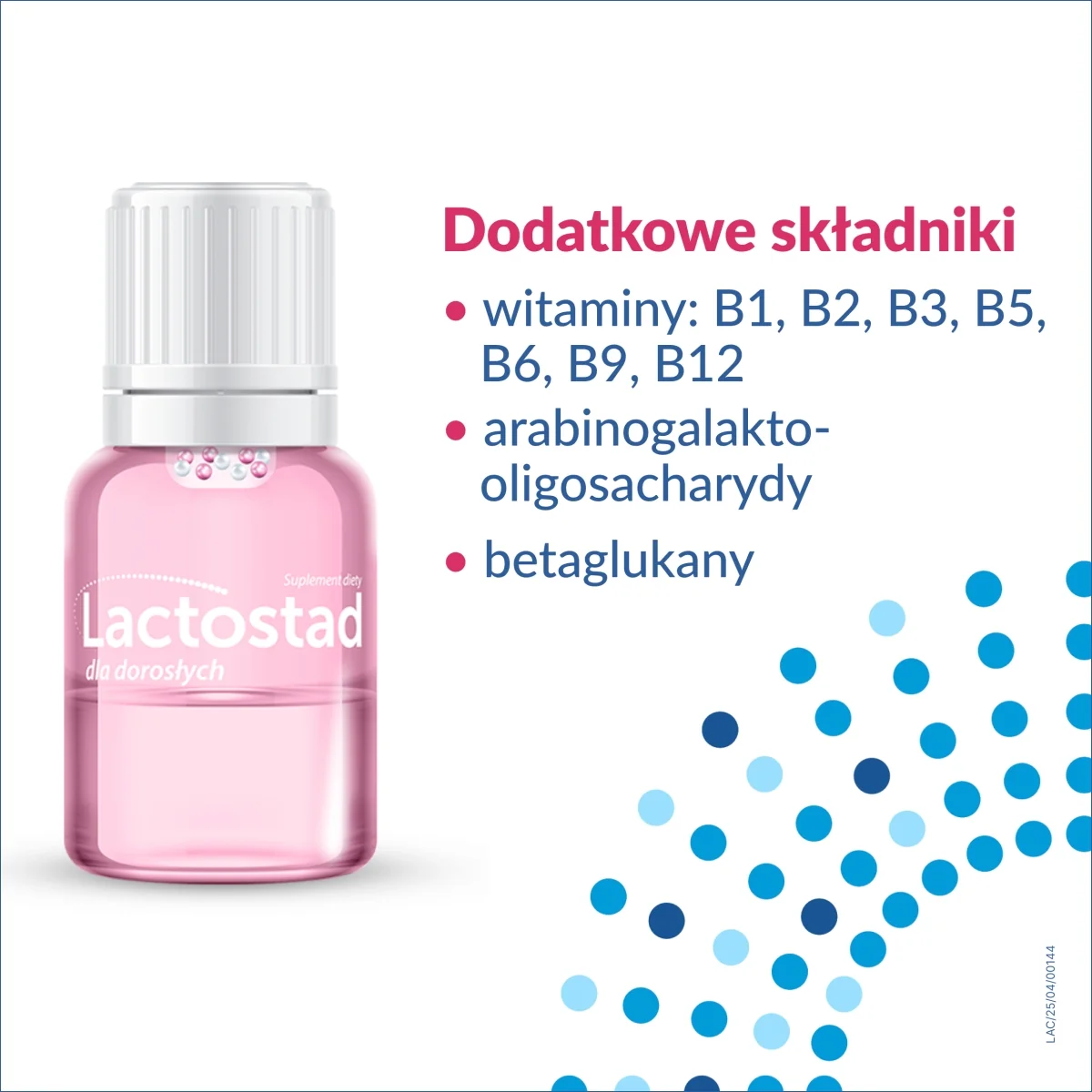 Lactostad dla dorosłych suplement diety, 7 buteleczek