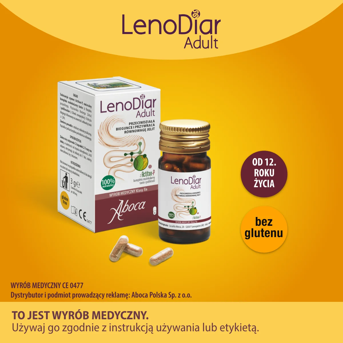 LenoDiar Adult, 20 kapsułek 