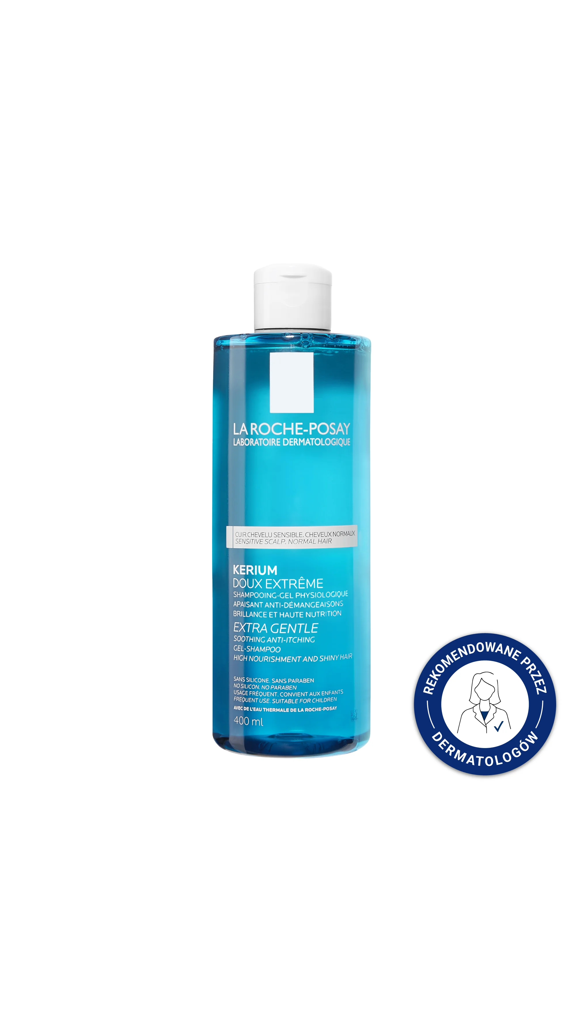 La Roche-Posay Kerium szampon ekstremalnie delikatny, 400 ml