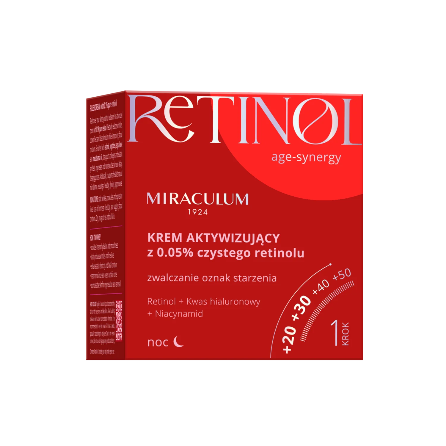 Miraculum RETINOL age-synergy krem aktywizujący, 50 ml
