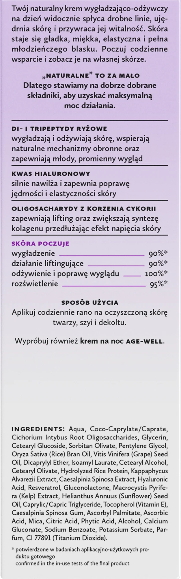 Hagi Age-well krem wygładzająco-odżywczy na dzień, 50 ml