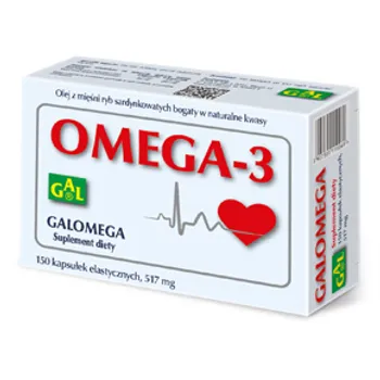 Gal Galomega Omega-3, suplement diety, 150 kapsułek 