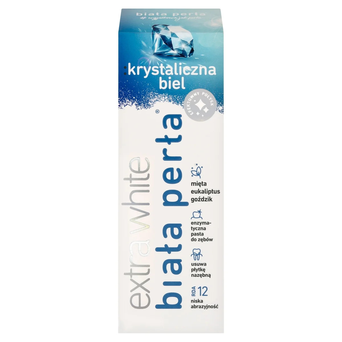 Biała Perła Krystaliczna Biel, pasta wybielająca do zębów, 75 ml