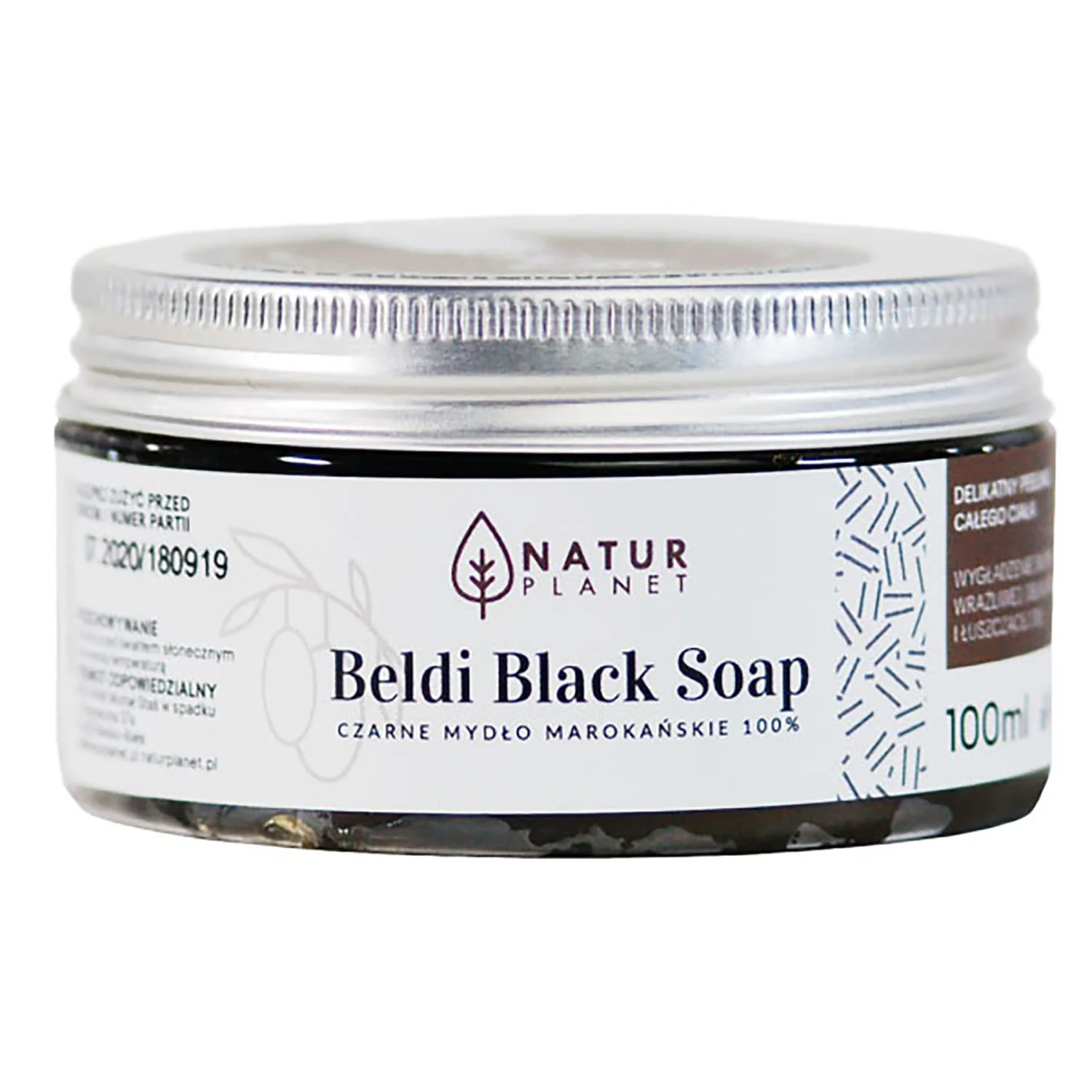 Natur Planet czarne mydło marokańskie, 100 g