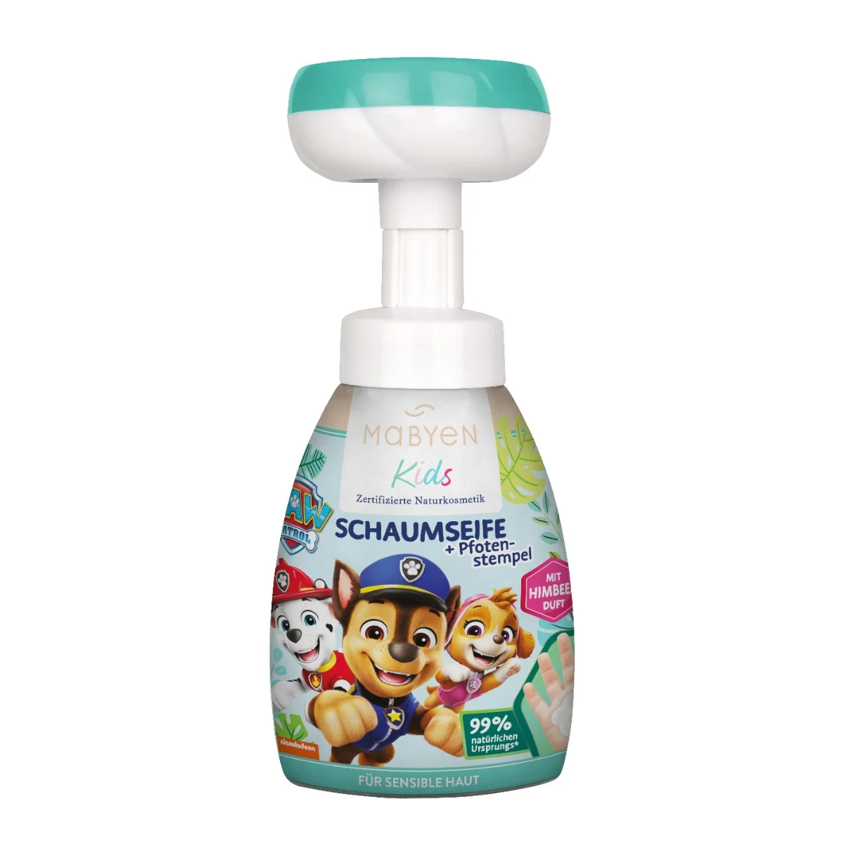 MABYEN Psi Patrol delikatne mydełko w płynie dla dzieci, 180 ml
