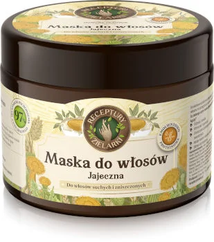 Receptury Zielarki Domowe Tradycje maska jajeczna do włosów suchych i zniszczonych Receptury Zielarki Domowe Tradycje maska jajeczna do włosów suchych i zniszczonych