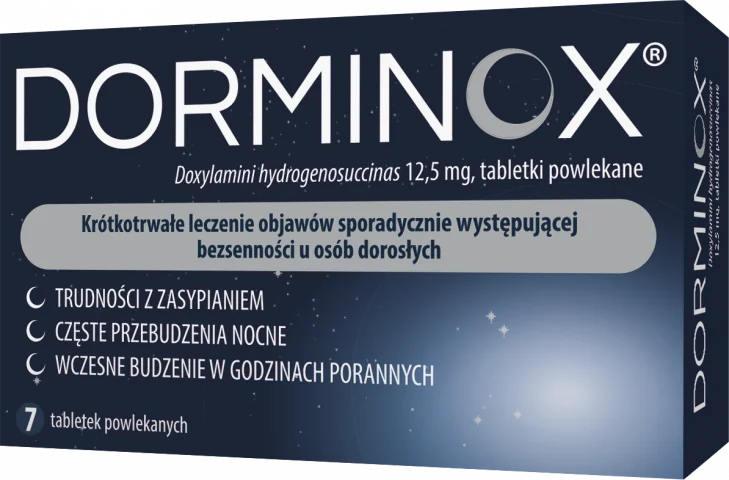 Dorminox 12,5 mg, 7 tabletek