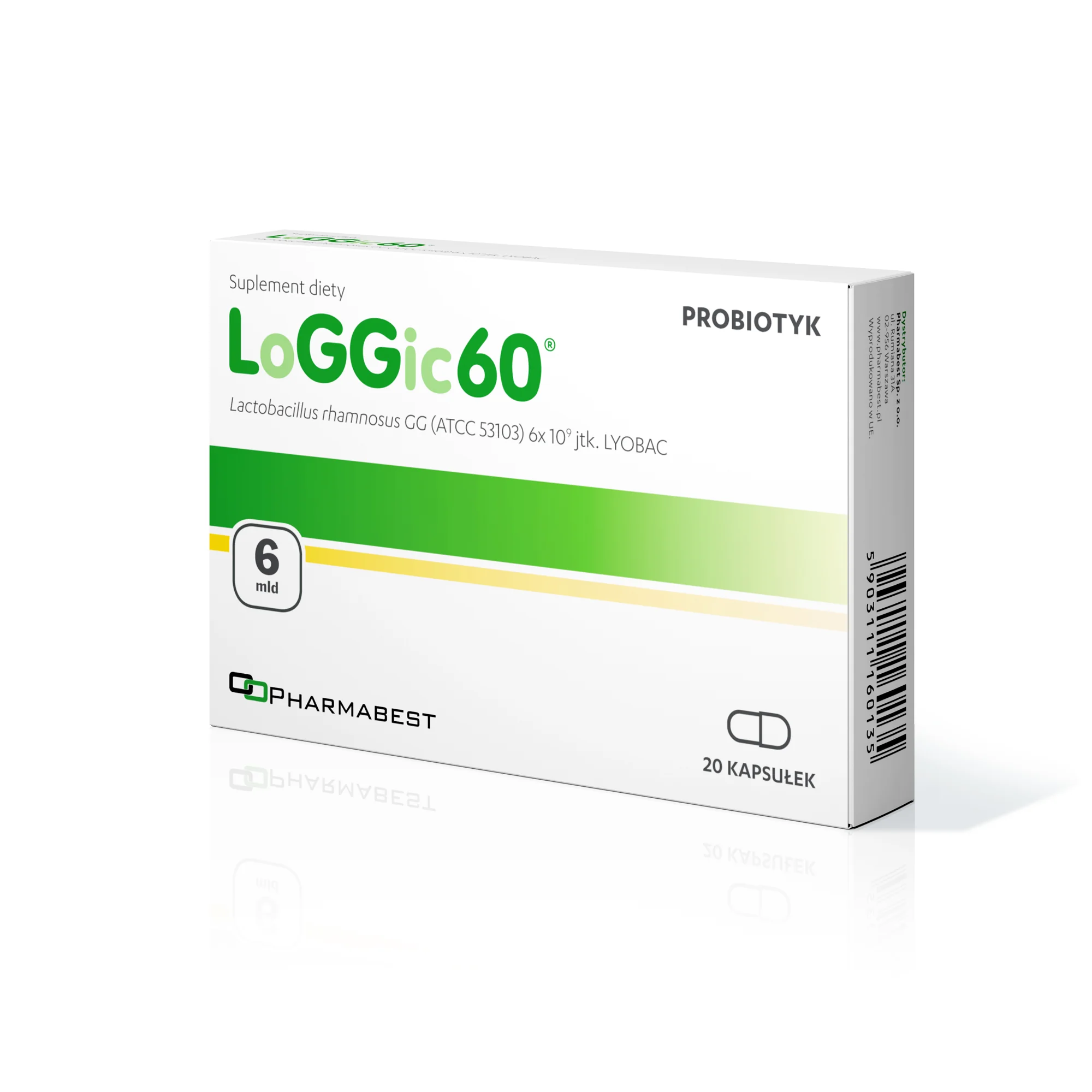 LoGGic60 suplement diety, 20 kapsułek