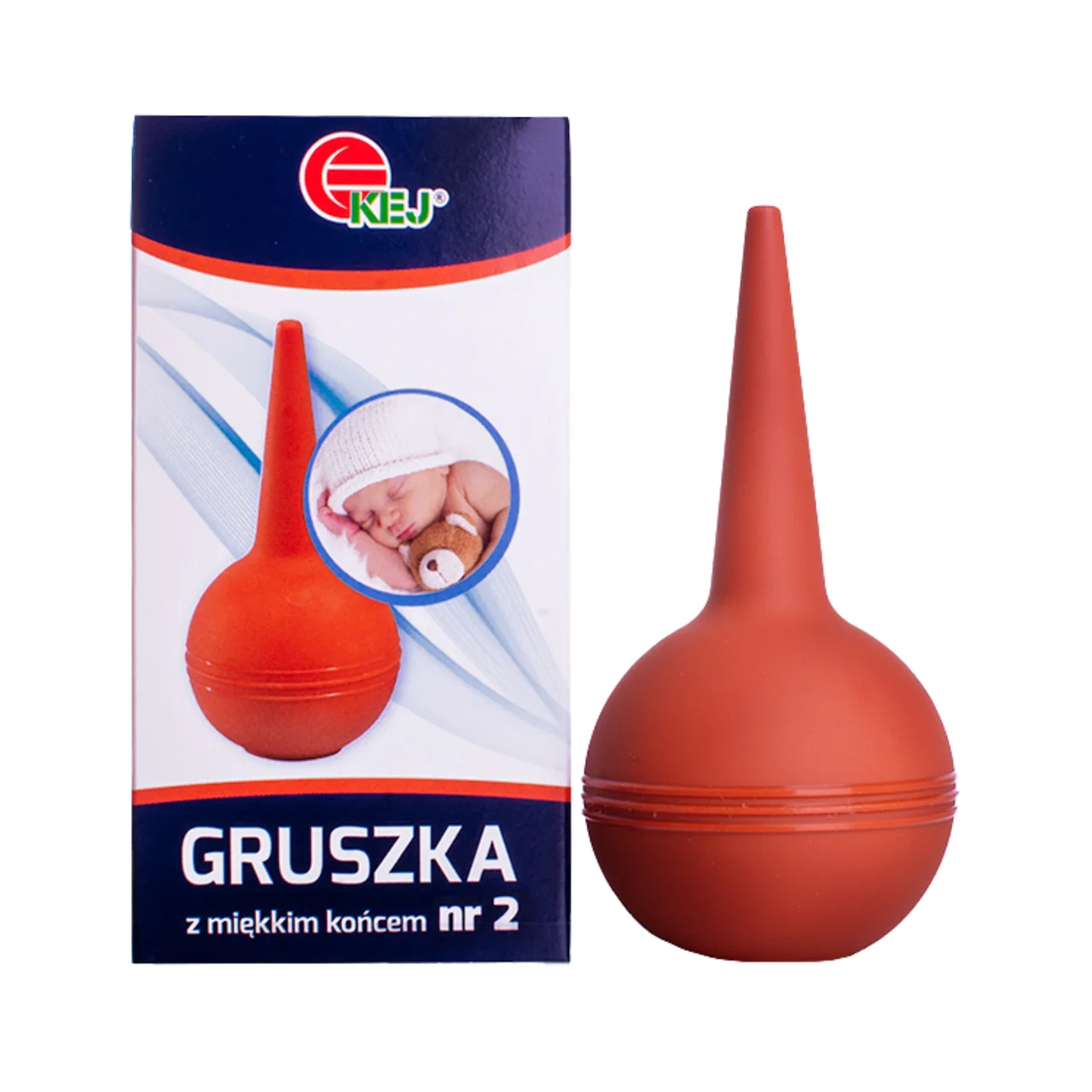 Kej gruszka z miękkim końcem nr 2, 1 sztuka