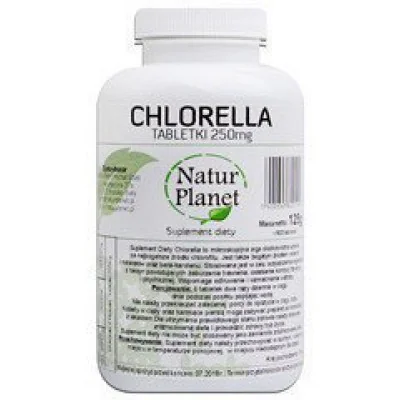 Natur Planet chlorella 250 mg 500 tabletek