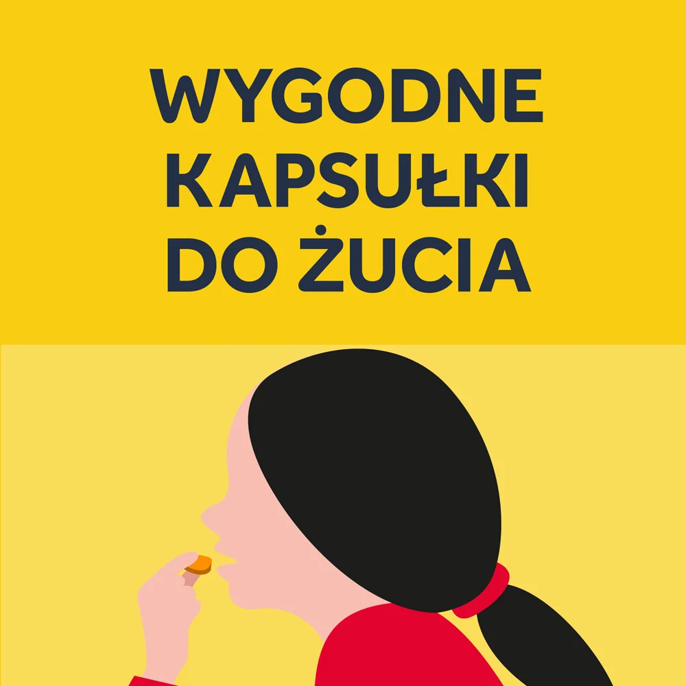 Nurofen dla dzieci Junior, 100 mg, 12 kapsułek do żucia 