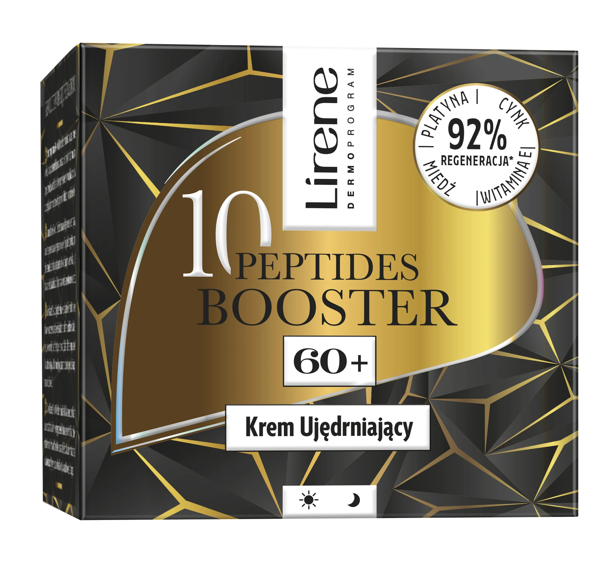Lirene 10 PEPTIDES BOOSTER krem ujędrniający 60+, 50 ml