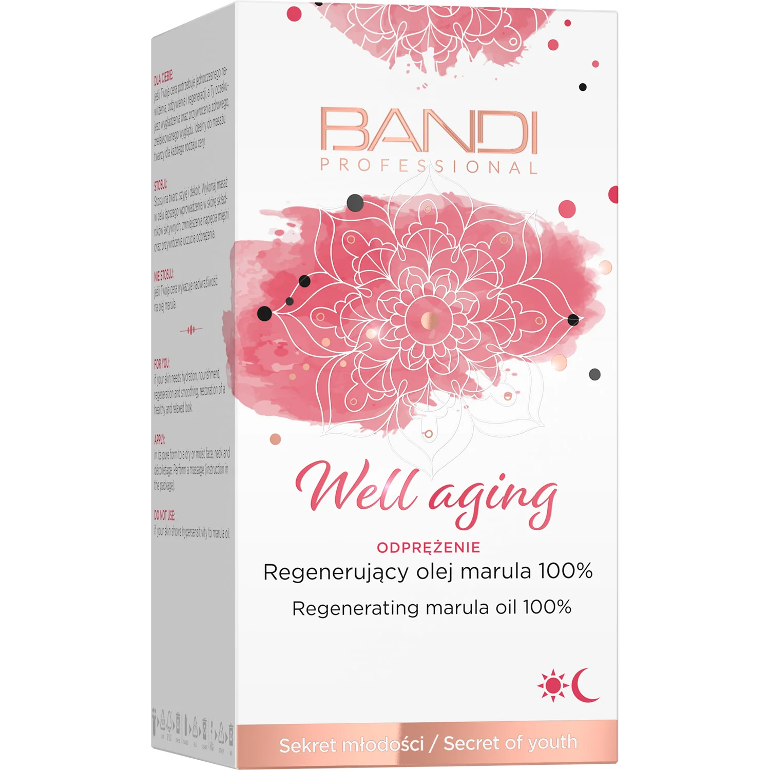 BANDI Well Aging regenerujący olej marula 100%, 30 ml