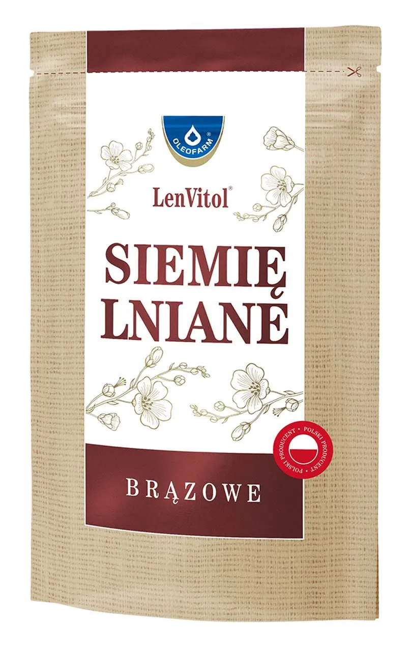 Oleofarm Siemie Lniane Brazowe, 450 g