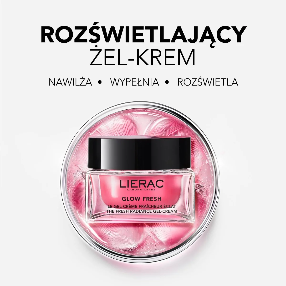 Lierac Glow Fresh krem-żel rozświetlający, 50 ml