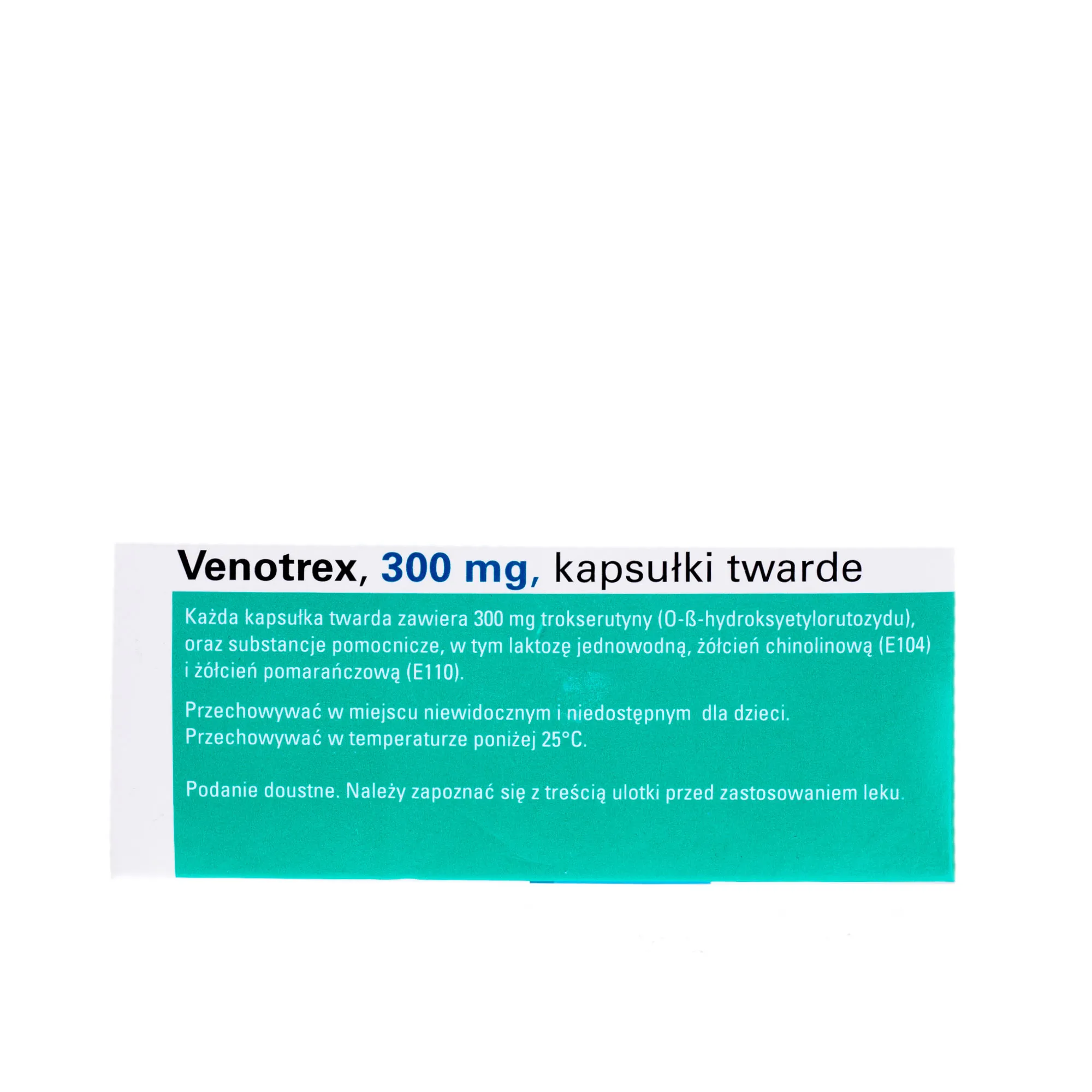 Venotrex 300 mg, 50 kapsułek twardych 