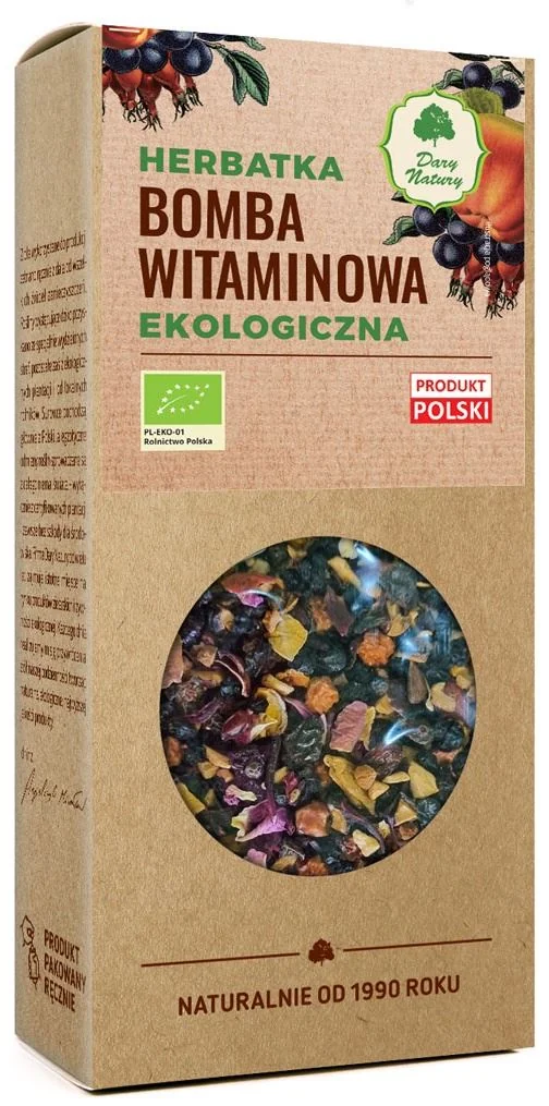 Dary Natury Bomba Witaminowa herbatka ekologiczna, 100 g