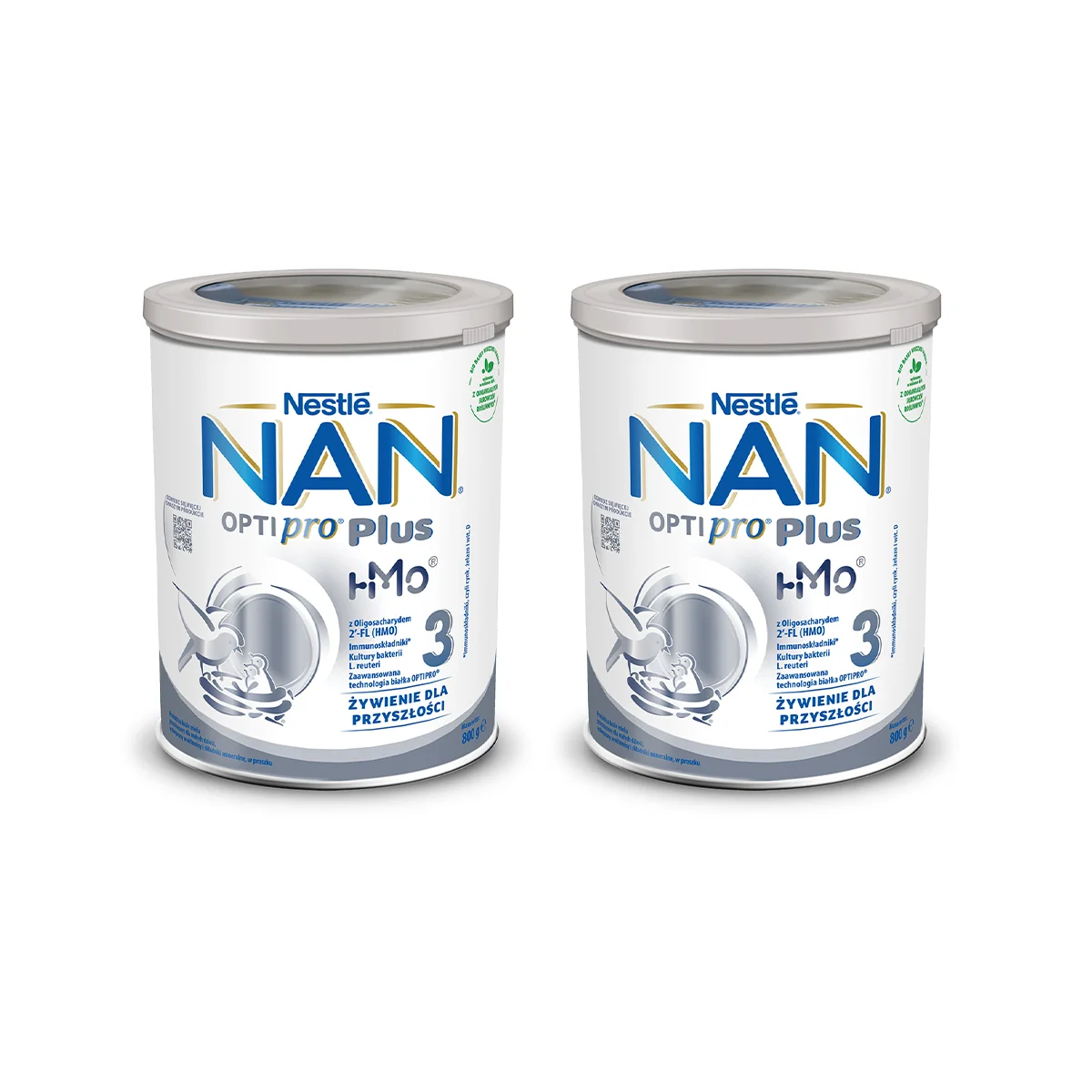 Nestle NAN Optipro Plus 3 HM-O wx800 g, mleko modyfikowane powyżej 1 roku