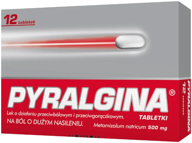 Pyralgina 500 mg 12 tabletek