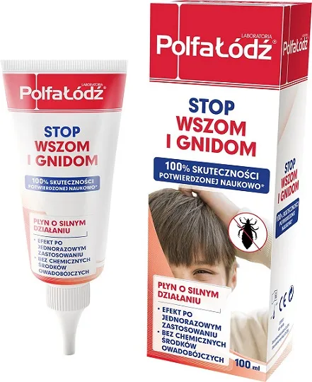 Laboratoria PolfaŁódź Stop wszom i gnidom, płyn, 100 ml