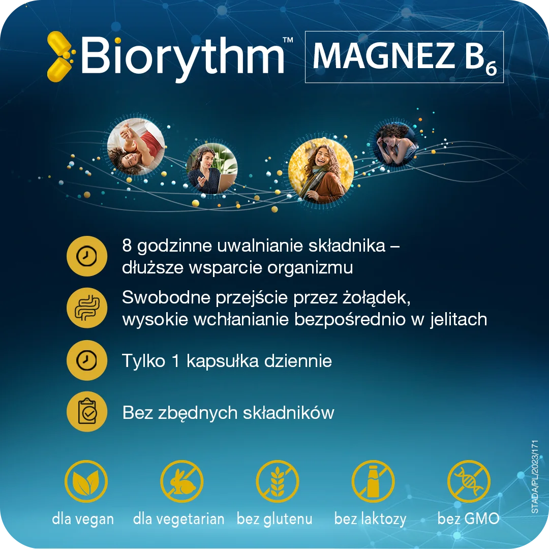 BIOrythm Magnez B6 30 kapsułek