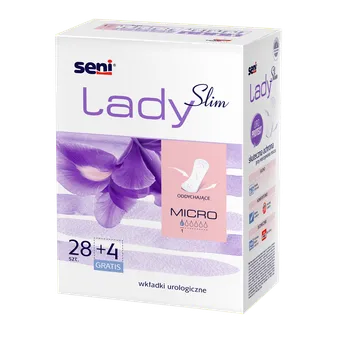 Wkładki urologiczne SENI LADY SLIM Micro, 28 sztuk 